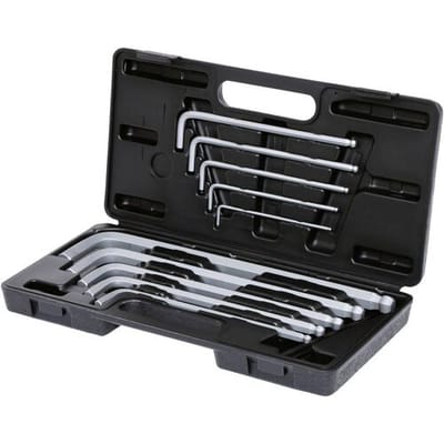 KS TOOLS Classic Serie - Inbussleutelset - 6-kant - 10 stuks - Lange Lengte
