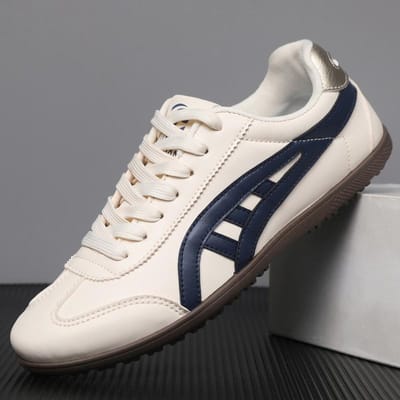 Heren Sportschoenen Casual Platte Lichte Forrest Gump Schoenen Veterschoenen Board Schoenen Ademende Canvas Schoenen Klassieke Hardloopschoenen 44 beige