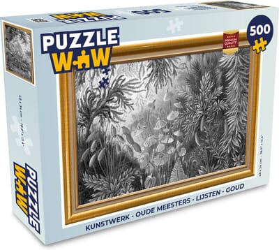 Puzzel Kunstwerk - Oude meesters - Lijsten - Goud - Legpuzzel - Puzzel 500 stukjes