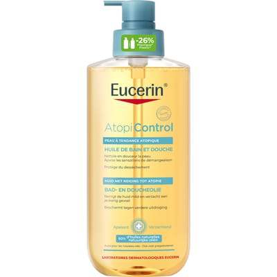 Eucerin AtopiControl Bad- En Doucheolie Zeer Droge Huid, Atopisch Eczeem 400 Ml