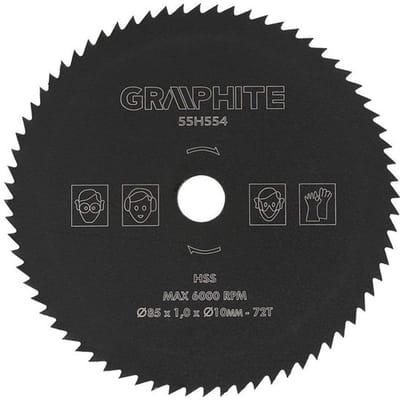 Dailygoody - Cirkelzaagblad - Hss - 72 Tanden voor Hout en Metaal