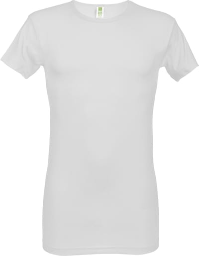 Alan Red Bamboo T-shirt O-Hals Wit - Maat S - Heren - Basic T-shirt