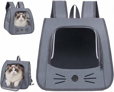 Draagbare en Vouwbare Katten- en Honden Transporttas, 35 x 35 x 25 cm, Ideaal voor Kleine Huisdieren, Reisgemak en Comfort
