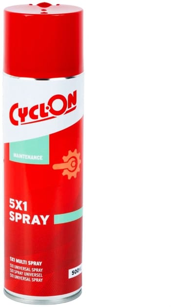 CyclOn Multifunctionele fietsspray - 500 ml - Beschermt en smeert met PTFE - Ideaal voor extreme omstandigheden