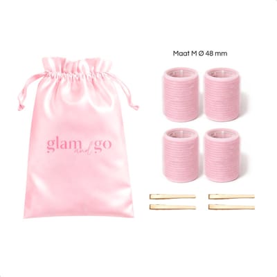 Glam and Go Krulspelden - Haarrollers en haarklemmen - Haar rollers - Kleefrollers- Hair Rollers & Clips - 48 mm