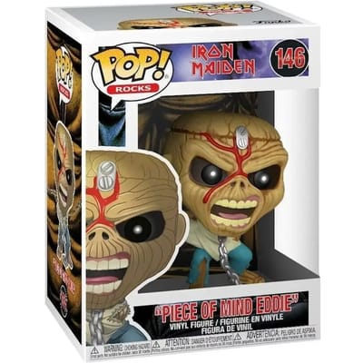 Beeldje Funko POP Iron Maiden Piece Of Mind Skeleton Eddie