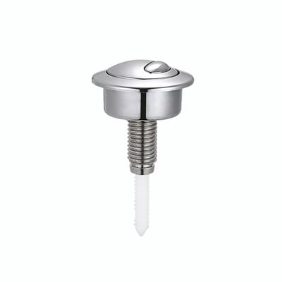 Toiletspoelknop - Geschikt voor Optima 49 spoelknop voor aftapkraan- zilver