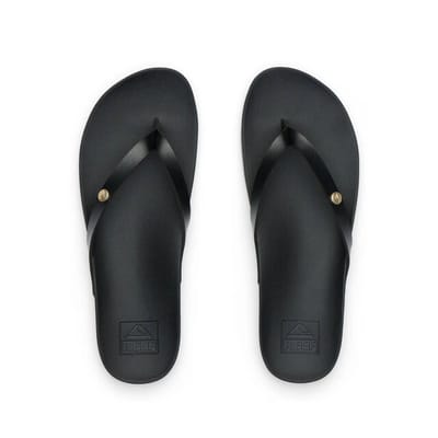 Reef Vista Ivy Black Black Teenslippers Zwart Synthetisch Dames - Zwart - 40