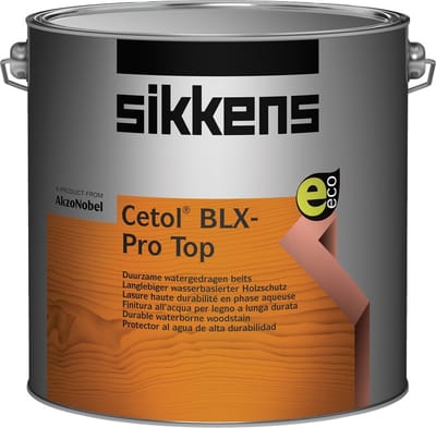 Sikkens Cetol BLX PRO TOP - Transparante beits - Waterbasis - 2.50 L - 085 Teak