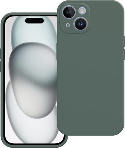 Cazy hoesje geschikt voor iPhone 15 Hoesje - Color Backcover - Groen