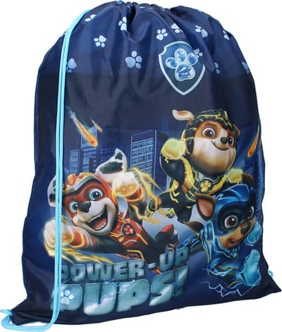 Trekkoordtas - Paw Patrol Power-Up Pups! - Blauw - 44x36cm