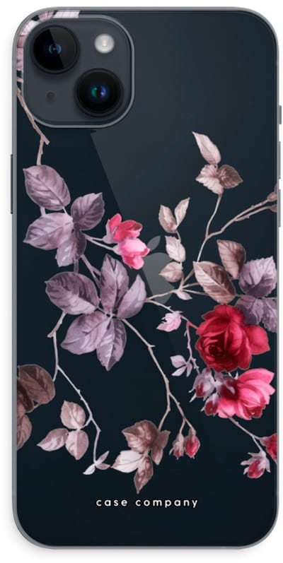 Case Company® - Hoesje geschikt voor iPhone 14 Plus hoesje - Mooie bloemen - Soft Cover Telefoonhoesje - Bescherming aan alle Kanten en Schermrand