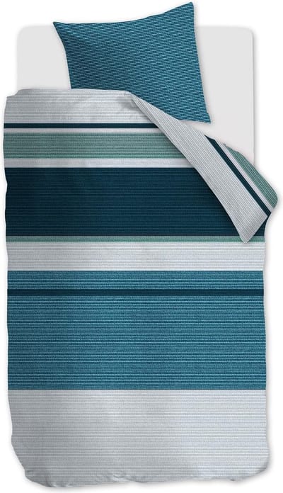 Beddinghouse Laila dekbedovertrek - Eenpersoons - 140x200/220 cm - Blauw