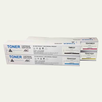 ABC huismerk Set 4x Toner geschikt voor Develop TN-221 geschikt voor Ineo+ Ineo + 227 287