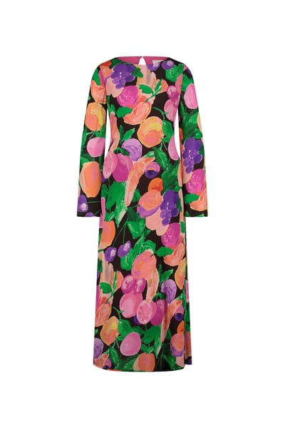 Fabienne Chapot Emile Dress Razzy Pink/green App Maat: 34 | Midi Jurken Outlet | Dames | Roze