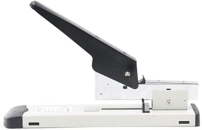 Zware Nietmachine - Robuuste Nietmachine - Papier Verwerken - 100 Vel Capaciteit - 28 cm - Zilver