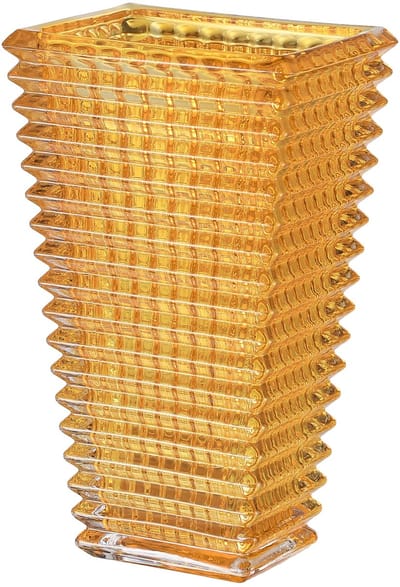 Vaas, 27,5 cm, zware glazen vaas, vazen voor tafelstukken, bloemenvaas, moderne vaas voor woonkamer, slaapkamer, eettafel, verjaardag, bruiloft