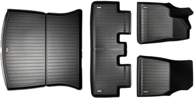 2BeFair Rubber matten Tesla Model Y Juniper 2025+ - interieur accessoires - 10 jaar garantie
