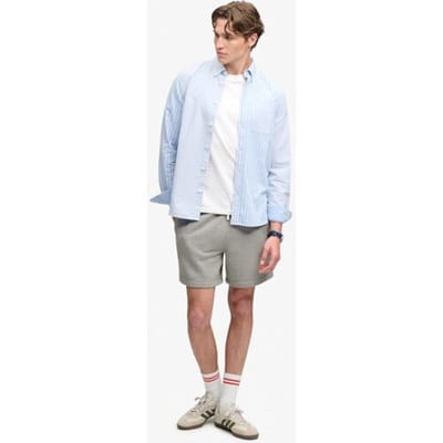 Superdry Monogram Shorts Relaxed Pasvorm Dark Grey Grootte: L