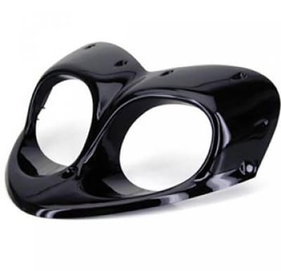Entourage optique avant One pour scooter MBK 50 Next noir brillant Neuf