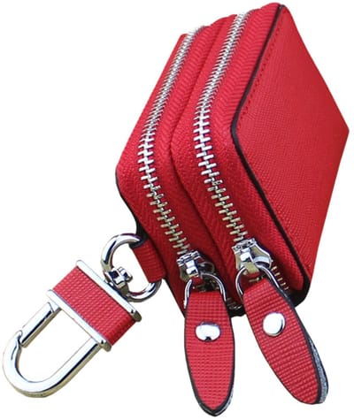 Dailygoods- Sleuteletui Draagbaar - Autosleuteltas - Sleuteltas - Sleuteletui voor Dames/Heren - Kunstleer - 1 Sleuteletui 7,8 cm x 5 cm x 3,2 cm