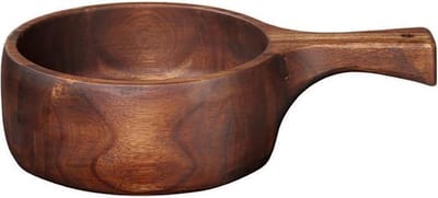 Asa  - Schaal met handvat acaciahout 31cm - Schalen