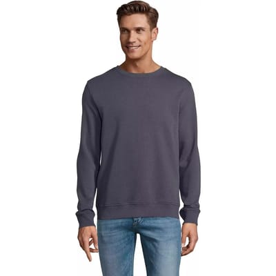 SOL'S Unisex Comet Sweatshirt L03574 - Deep Charcoal Grey (Solid) - XL