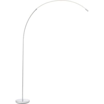 Brilliant Vloerlamp Binnenverlichting: Led Booglamp 179 Cm, 1300 Lm, Dimbaar, 3000-6500 K, Aluminium Kleur Silber