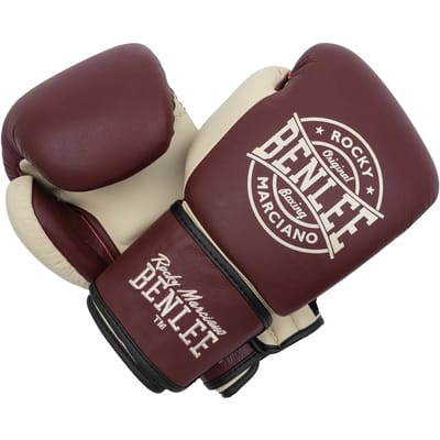 Benlee Wakefield Leren Bokshandschoenen Rood 14 Oz