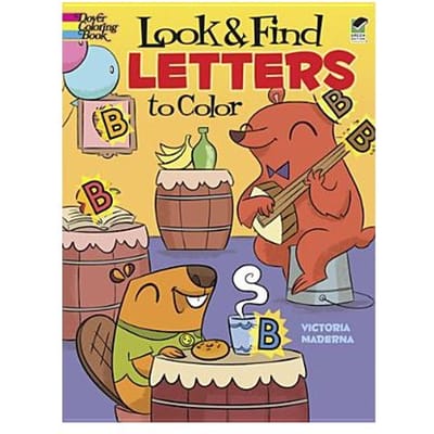 Look & Find Letters To Color - Maderna