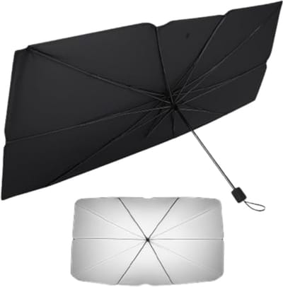 Opvouwbare Autoparasol voor Voorruit met UV-Bescherming en Warmte Bescherming - 125 x 65 cm