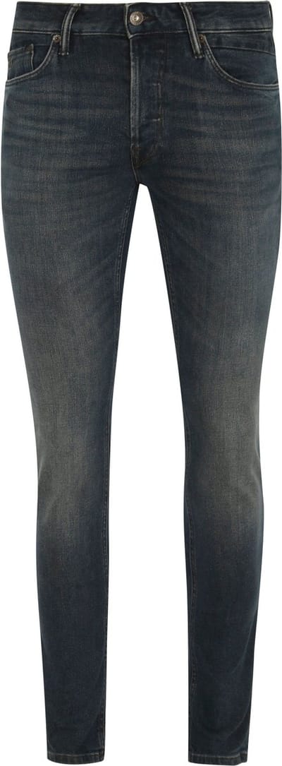 Cast Iron - Riser Jeans ADW Donkerblauw - Heren - Maat W 30 - L 34 - Slim-fit