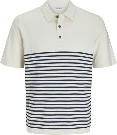 JACK&JONES - JJEEMIL KNIT RELAXED POLO SS SN - Heren - Polo's