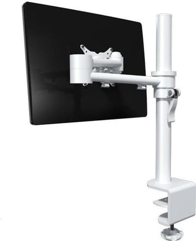 Enkele monitorarm in Wit