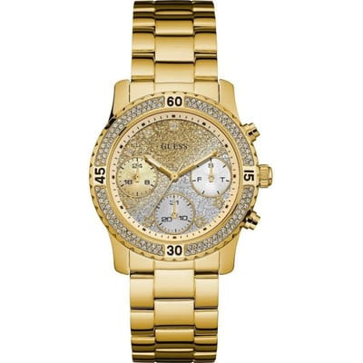 Guess W0774L5 Confetti dameshorloge in goud
