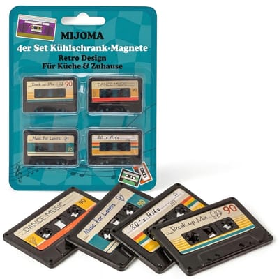 Dailygoody - Koelkastmagneten - Retro-design - Creatieve herinneringen - 4,2 cm - Vintage decoratie - Hoge kwaliteit kunststof - Geschikt voor thuis -...