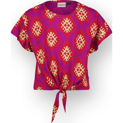 Vingino Girls Hannelore T-shirt Aster Pink Maat: 10 | Outlet | Unisex | Roze