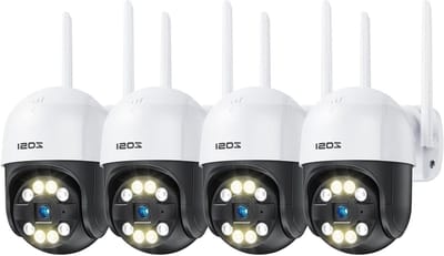 Bewakingscamera Set - IP Camera - Huis Beveiligen - Personenherkenning - 4 Stuks - Zwart