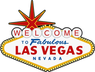 Signs USA - Las Vegas Sign XL - 76 x 58 cm