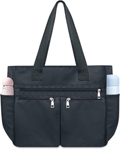 Ruime Dames Schoudertas van Waterdicht Nylon, Ideaal voor Laptop, Werk, College en Winkelen