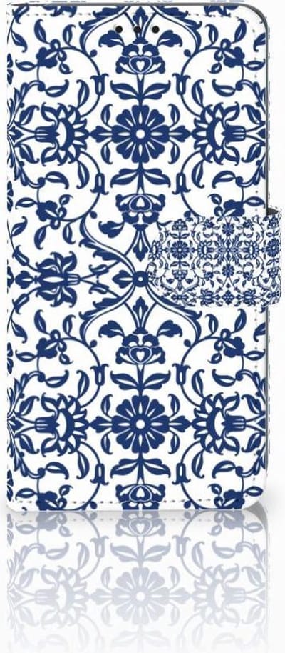 Samsung Galaxy S10 Hoesje Flower Blue