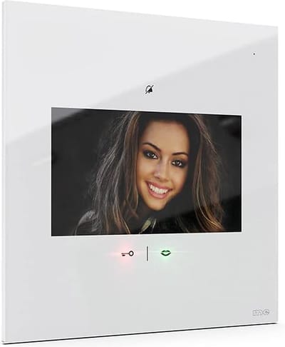 m-e modern-electronics VDV-1107 W Binnenunit voor Video-deurintercom via WiFi Radiografisch, WiFi Wit