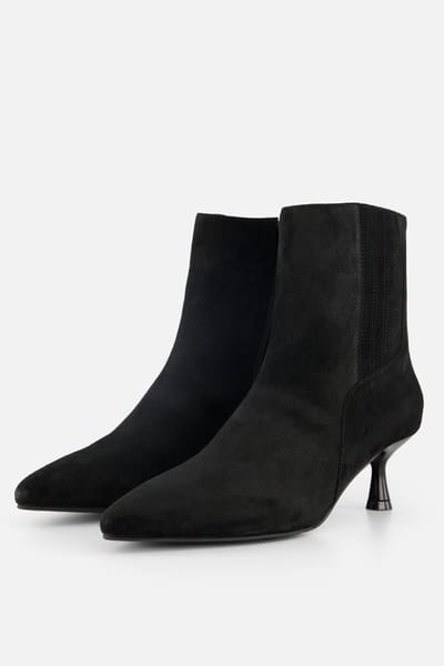 Linea Zeta Linea Zeta Enkellaarsjes zwart Suede