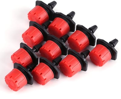 Dailygoods- Tuinirrigatie Set van 50/100/150 Stuks - Instelbare Druppelaar - Hoofd Druppel - Geschikt voor 1/4 Inch Slang - Duurzaam Materiaal - Eenvoudig te Installeren