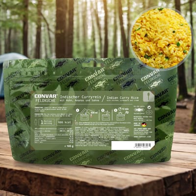 Convar Indische Curryrijst - MRE - Noodrantsoen