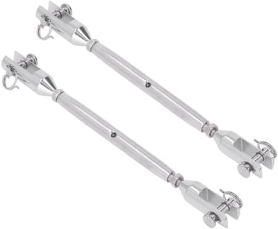 Dailygoods- Kaakspanner 2-delig - Roestvrij Staal - Gesloten Ontwerp - Industrieel Gebruik - Betrouwbare Verbinding - Handmatige Maatvoering - Spanband