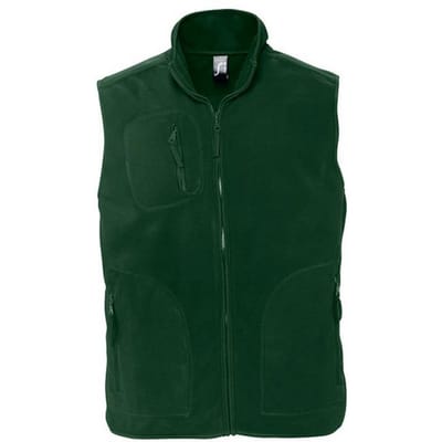 SOLS Volwassen uniseks fleece vest van Noorwegen (Dennengroen)