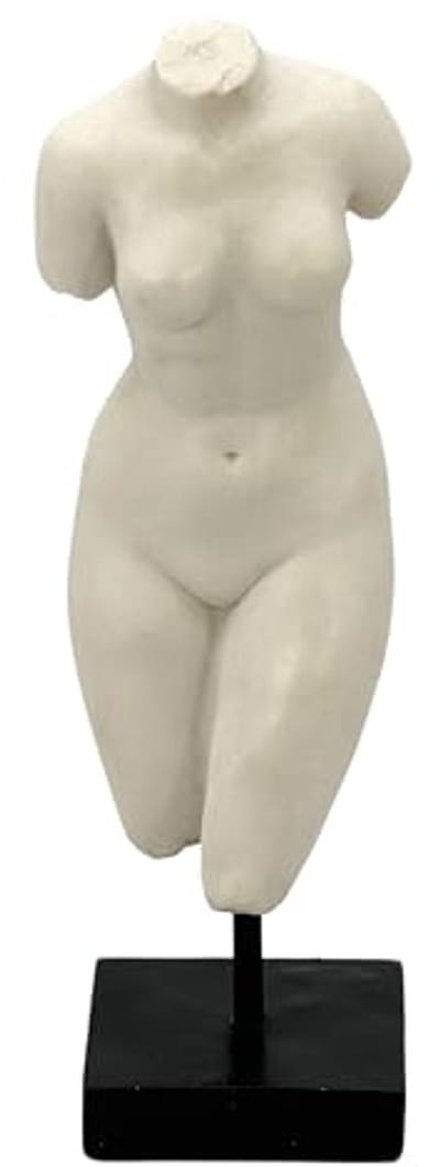 Poly Marmeren Body Standbeeld 35 cm - Griekse God Sculptuur voor Home Decor