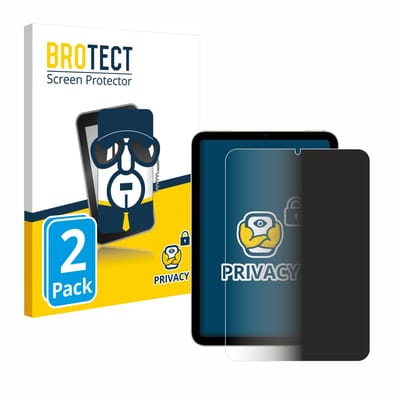BROTECT - privacy screenprotector voor Apple iPad Mini 6 WiFi 2021 - Folie Beschermfolie Blauwlichtfilter 2 Stuks