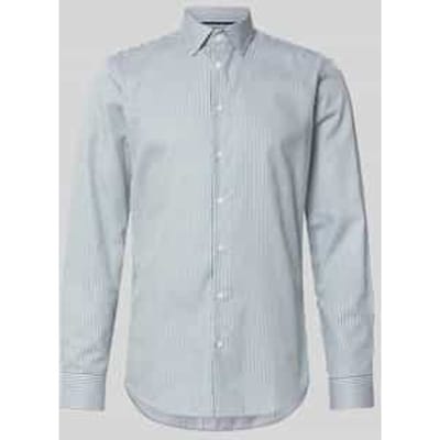 slim fit zakelijk hemd met kentkraag